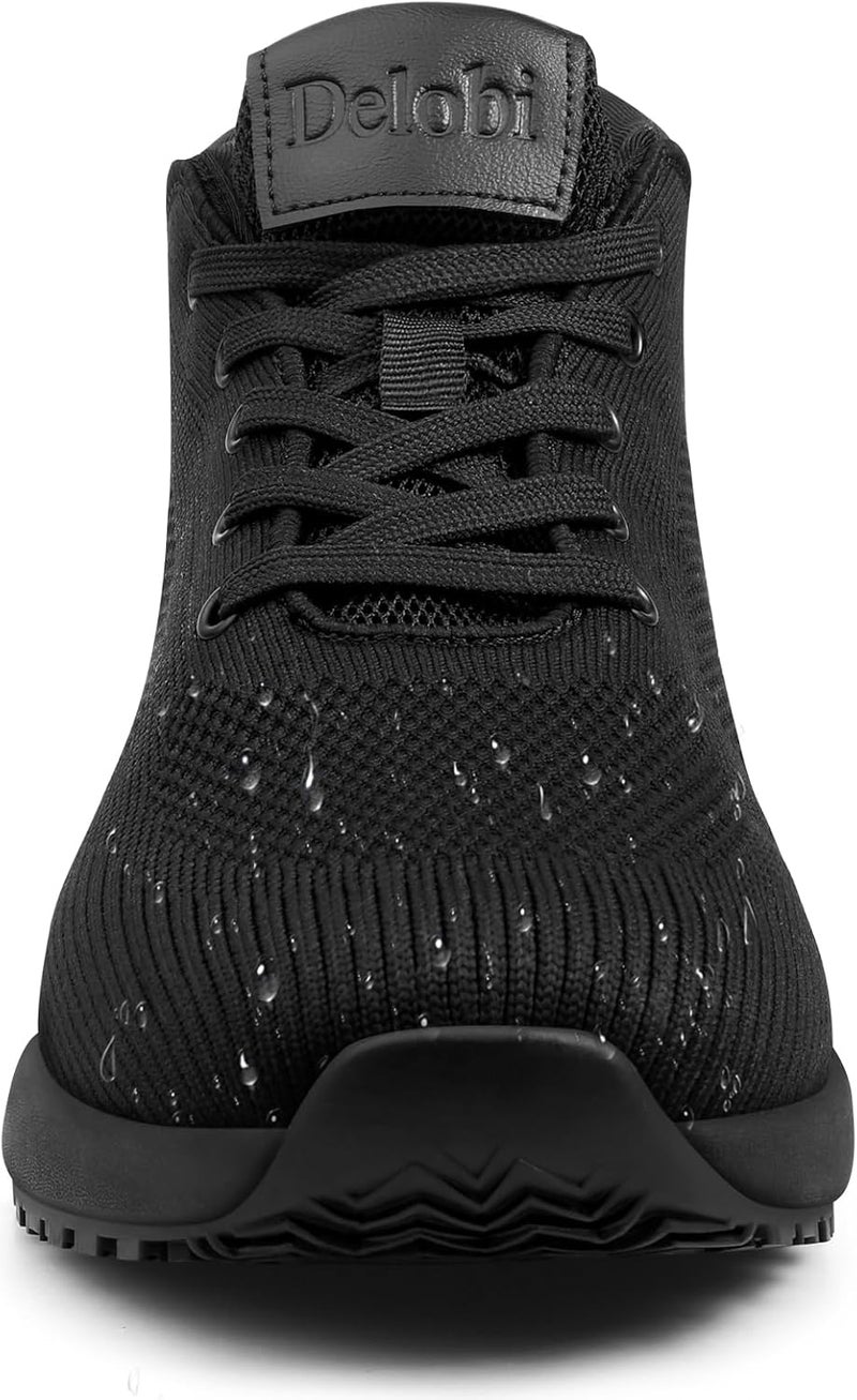 AEHAO Store Men's Non Slip Work Boots Slip Resistant Chef Shoes for Food Service Kitchen Restaurant Working Ankle Boot Casual Outdoor Walking Booties Waterproof - Image 4